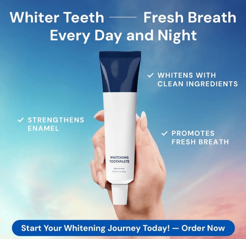 Cougex™ Fluoride-Free Hydroxyapatite Teeth Whitening Toothpaste with Coconut Oil & Xylitol 🦷