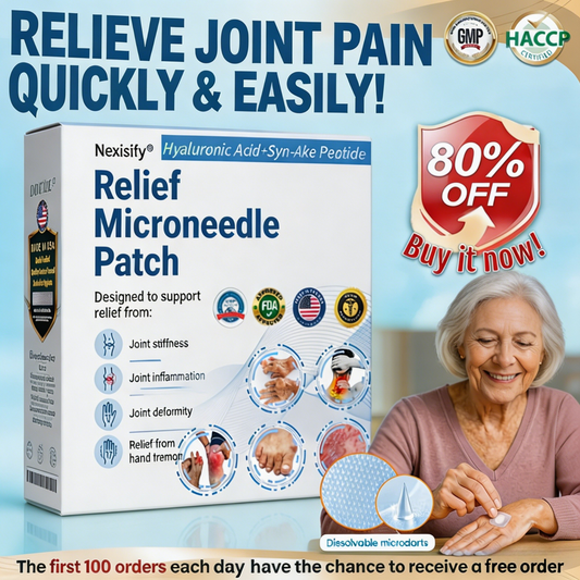 𝐍𝐞𝐱𝐢𝐬𝐢𝐟𝐲® Hyaluronic Joint Relief Microneedle Patch (10pcs)
